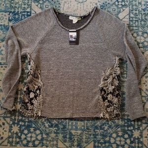 NWT ANTHROPOLOGI Staring At Stars Knit Top Medium